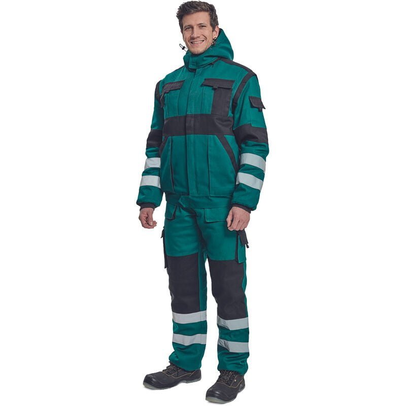 Geaca de lucru de iarna 2-in-1 din bumbac - Cerva Max Winter Rflx