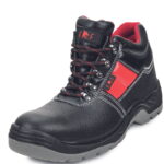 Bocanci de protectie din piele impermeabili cu bombeu si lamela antiperforatii metalice, talpa antiderapanta - Jena S3
