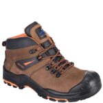 Bocanci de lucru nemetalici, usori si impermeabili, bombeu si lamela antiperforatii din compozit, suport pentru glezne - Montana Hiker S3 HRO