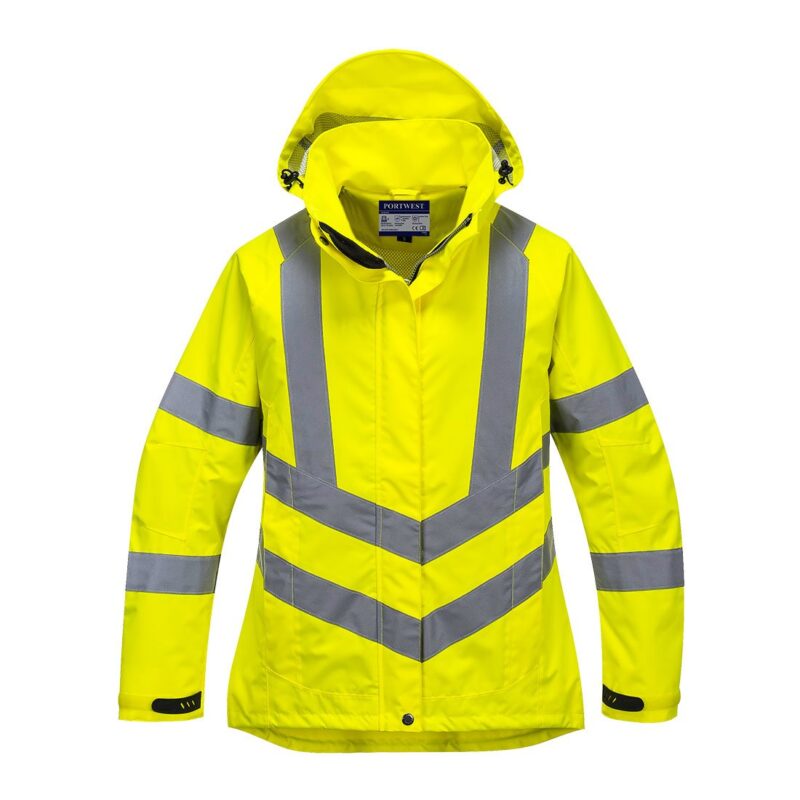 Jacheta de protectie reflectorizanta pentru femei, finisaj Texpel, respirabila, benzi reflectorizante - Portwest LW70