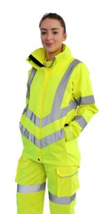 Jacheta de protectie reflectorizanta pentru femei, finisaj Texpel, respirabila, benzi reflectorizante - Portwest LW70