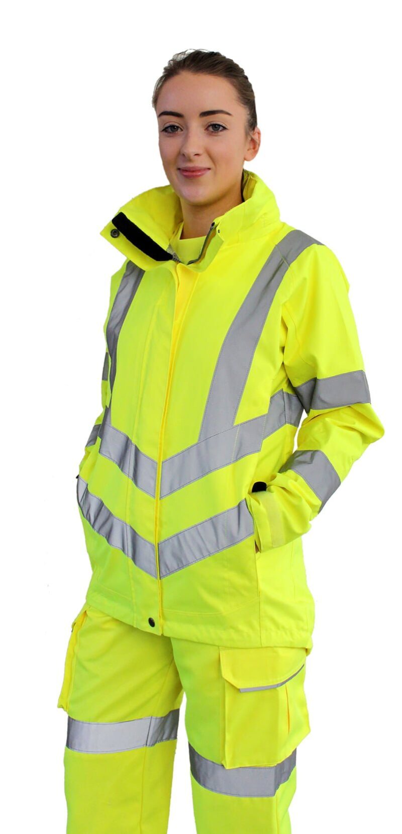 Jacheta de protectie reflectorizanta pentru femei, finisaj Texpel, respirabila, benzi reflectorizante - Portwest LW70