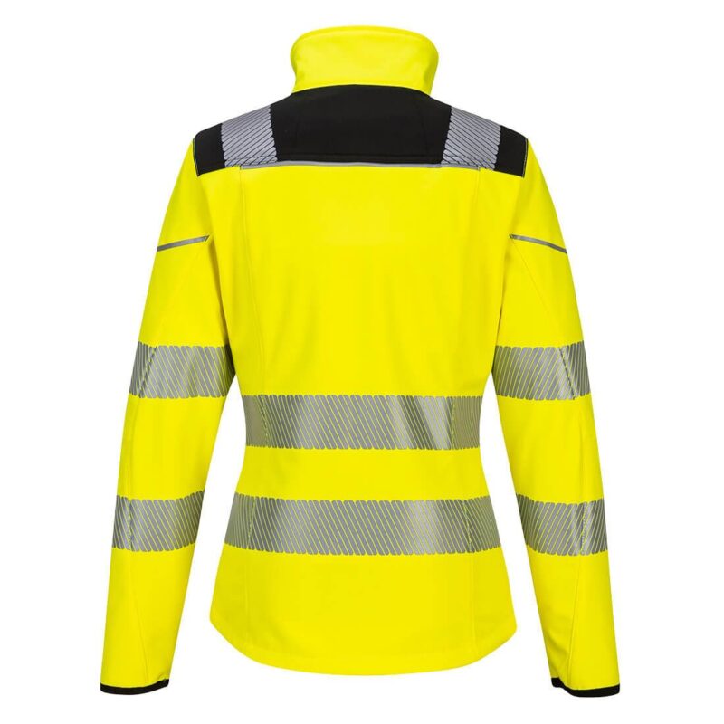 Jacheta de lucru de dama din softshell, reflectorizanta, impermeabila, tesatura respirabila si rezistenta la apa si vant - Portwest PW381