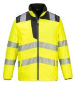Jacheta de lucru reflectorizanta 5-in-1, impermeabila, captuseala detasabila din lana - Portwest PW367