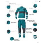 Pantaloni de lucru din bumbac - Cerva Max Neo Rflx