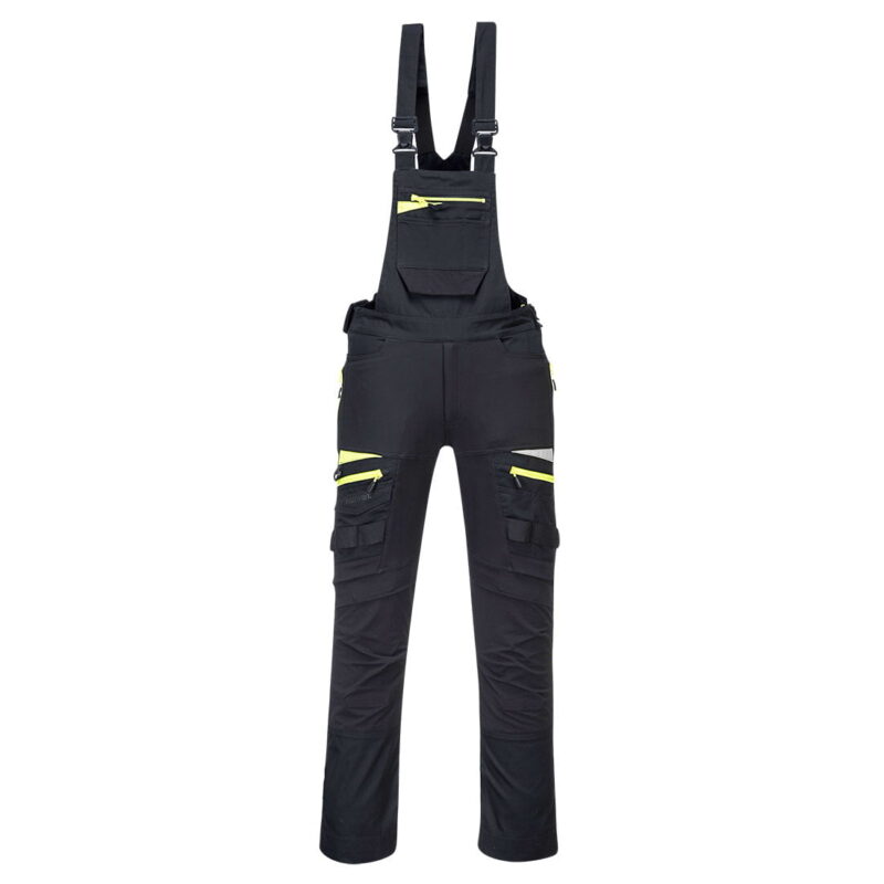 Pantaloni cu pieptar din tesatura flexibila - Portwest DX441