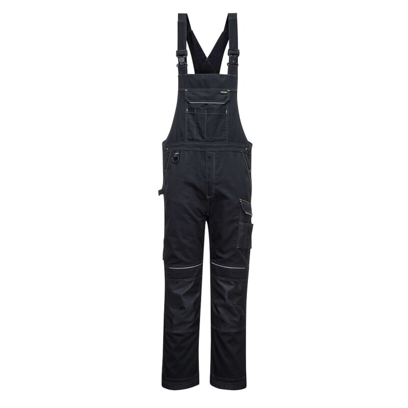 Pantaloni de lucru cu pieptar, tesatura elastica - Portwest PW346