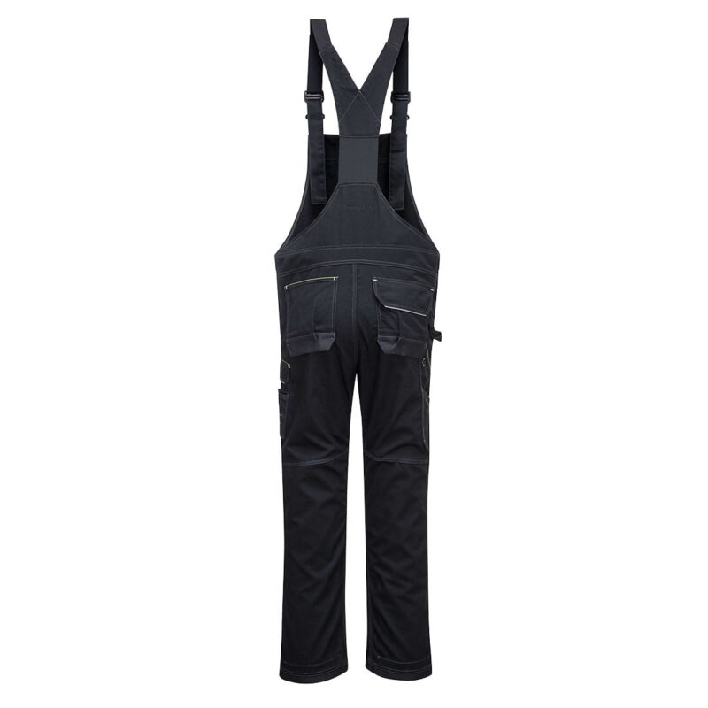 Pantaloni de lucru cu pieptar, tesatura elastica - Portwest PW346