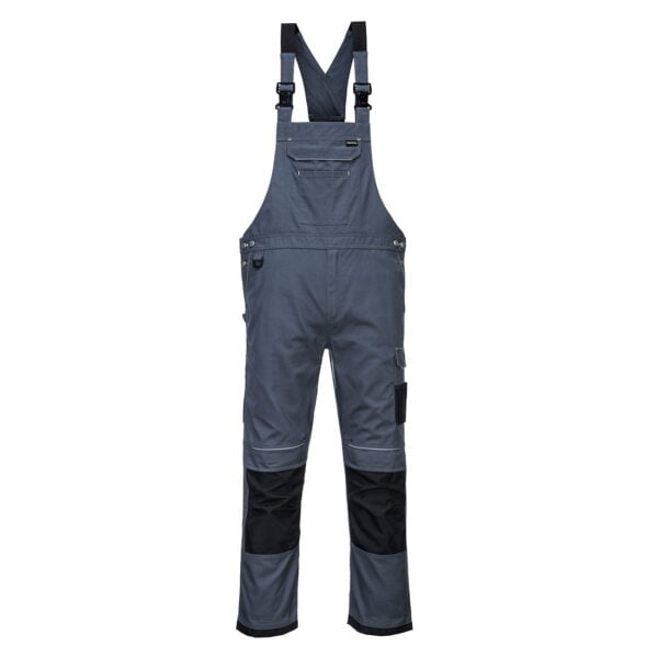 Pantaloni de lucru cu pieptar, tesatura elastica - Portwest PW346