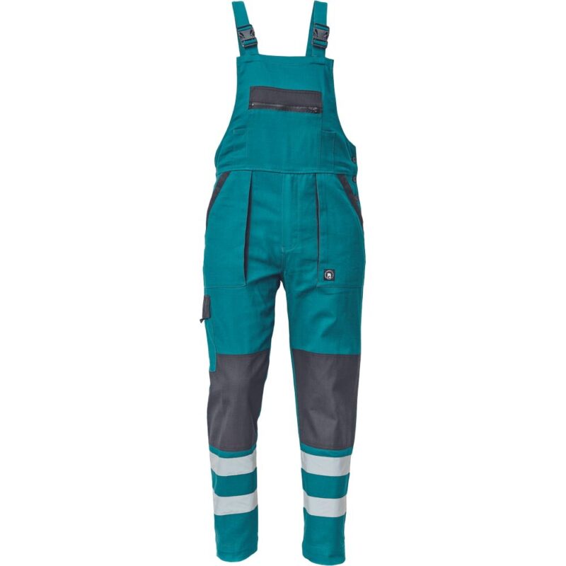 Pantaloni salopeta de lucru din bumbac - Cerva Max Neo Rflx