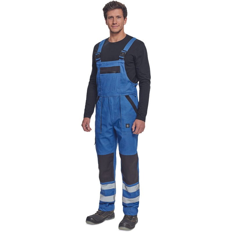 Pantaloni salopeta de lucru din bumbac - Cerva Max Neo Rflx
