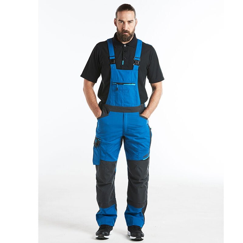 Salopeta de lucru, cusaturi triple reflectorizante - Portwest T704