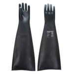 Manusi lungi de protectie chimica din latex de cauciuc natural - Portwest Latex Heavyweight 600mm