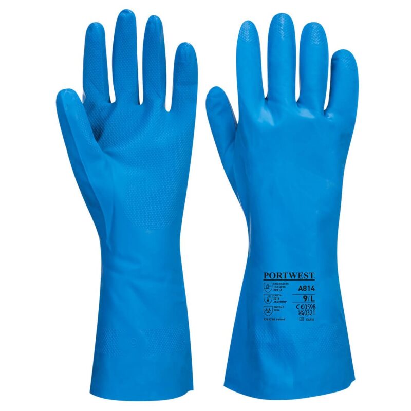 Manusi de protectie chimica din nitril pentru industria alimentara - Food Approved