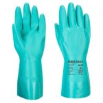 Manusi de protectie chimica din nitril dublu imersate pentru industria chimica, petrol si alimentara - Portwest Nitrosafe Chemical