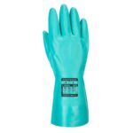 Manusi de protectie chimica din nitril dublu imersate pentru industria chimica, petrol si alimentara - Portwest Nitrosafe Chemical