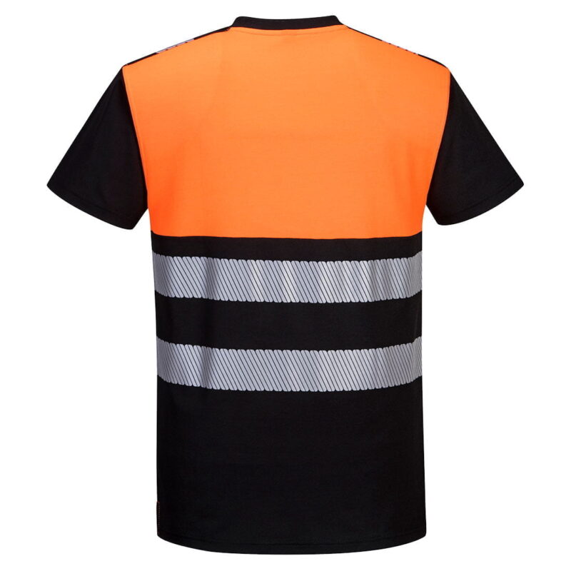 Tricou de lucru reflectorizant, tesatura premium de bumbac respirabila si absorbitoare de transpiratie - PW311