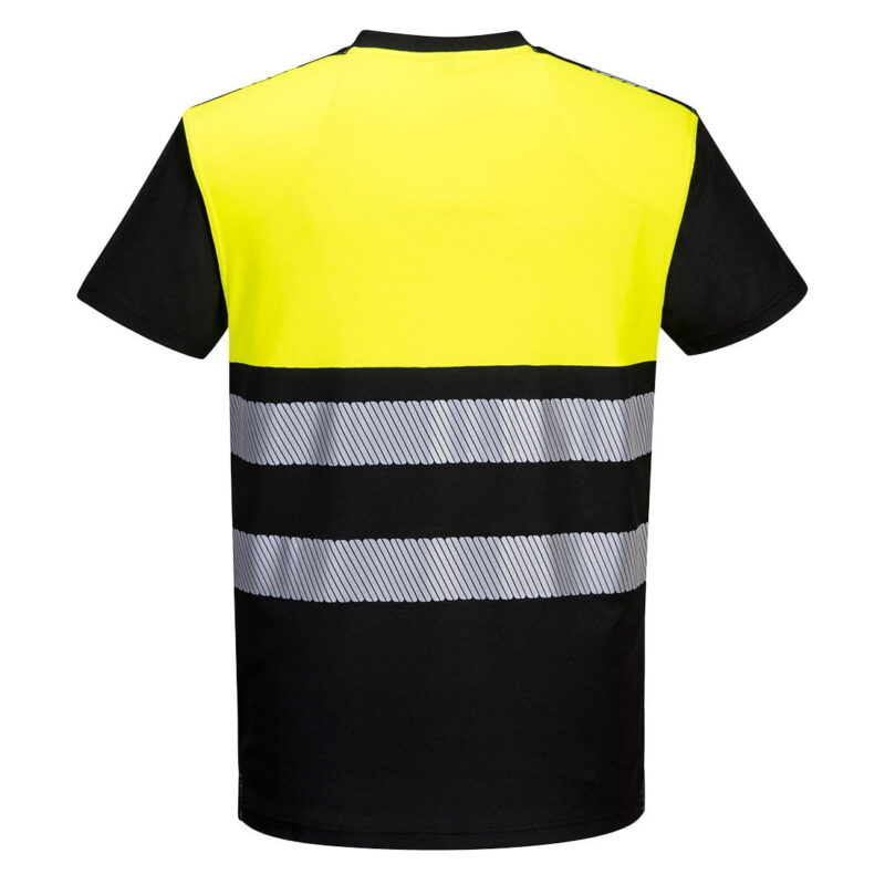 Tricou de lucru reflectorizant, tesatura premium de bumbac respirabila si absorbitoare de transpiratie - PW311