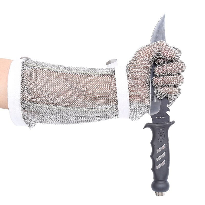 Manusa de macelar din zale cu maneca certificata pentru industria alimentara, lungime 45 cm - Portwest AC10