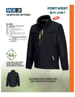 Jacheta de lucru ECO din softshell reciclat - Portwest T753 WX3