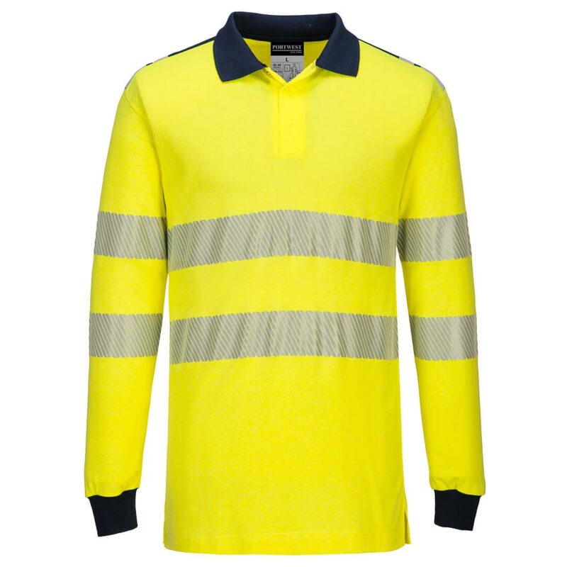 Tricou polo reflectorizant rezistent la flacara - Portwest WX3 FR702