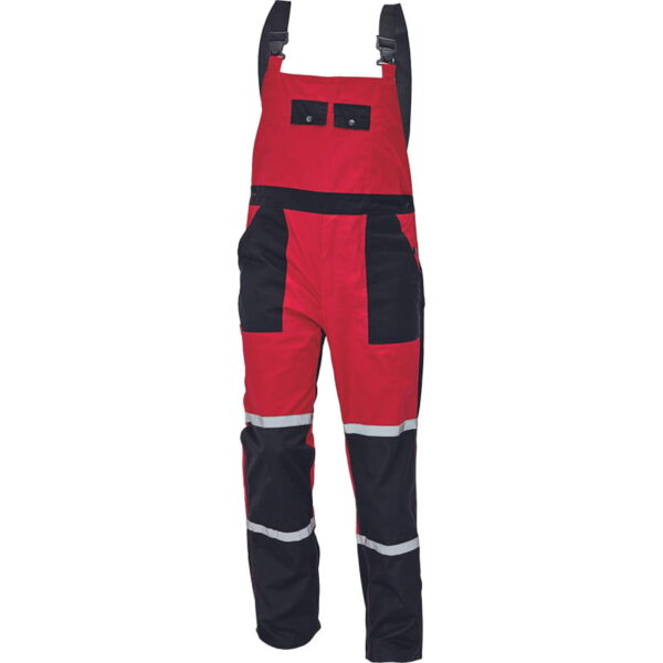Salopetă de lucru cu pieptar cu accesorii reflectorizante - Cerva Tayra