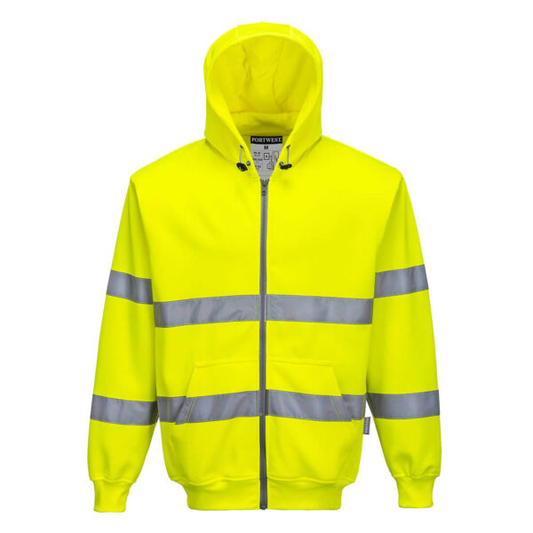 Hanorac Hi-Vis cu Fermoar Frontal B305