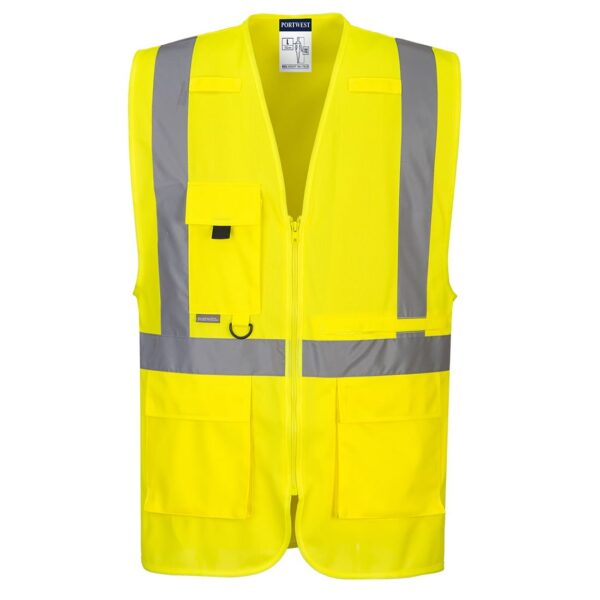 Vesta Hi-Vis Executive cu buzunar pentru tabletă C357
