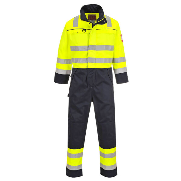 Combinezon cu protecție la căldură, foc, substanțe chimice, arc electric, sudură - Portwest Bizflame Multi FR60