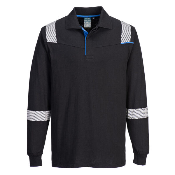 Pulover cu guler polo rezistent la flăcări - Portwest WX3 FR711