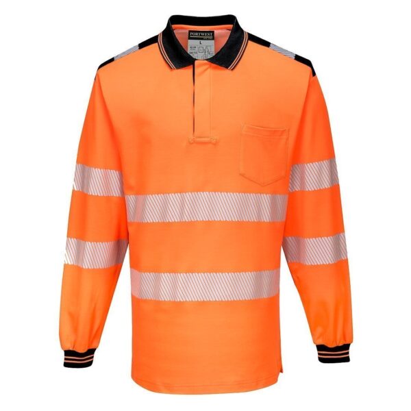 Tricou polo reflectorizant din material respirabil - Portwest PW3 T184