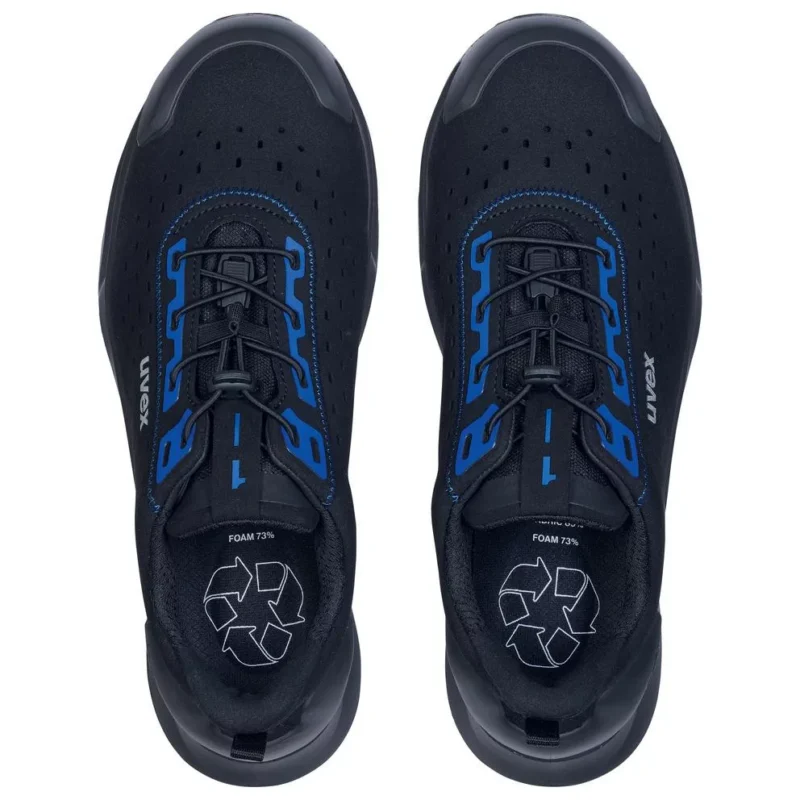 Pantofi de protectie perforati Uvex 1 X-Craft S1 ESD cu bombeu nemetalic