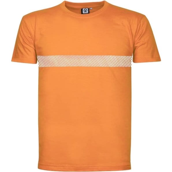 Tricou reflectorizant de lucru, din bumbac, cu bandă frontală și dorsală - Ardon Xaver