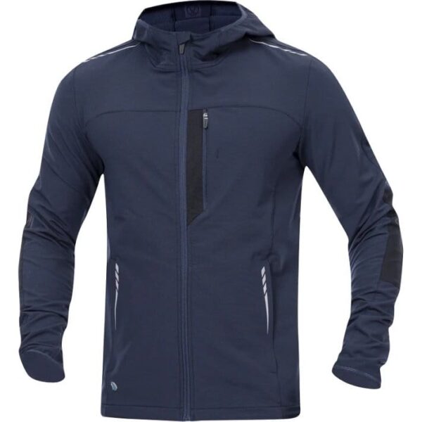 Jachetă de lucru softshell elastică cu glugă și croială slim - Ardon Breeffidry