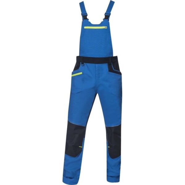 Salopetă de lucru cu pieptar din bumbac elastic, cu croială Slim Fit - Ardon 4xstretch