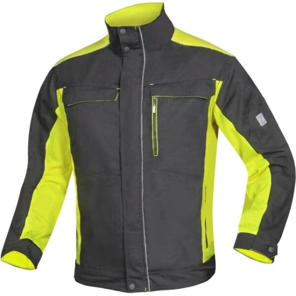 Jachetă de lucru de iarnă cu fleece interior, croială Slim Fit și detalii reflectorizante - Ardon Neon