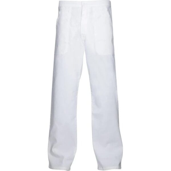 Pantaloni de lucru albi din bumbac, confortabili și ușori - Ardon Sander