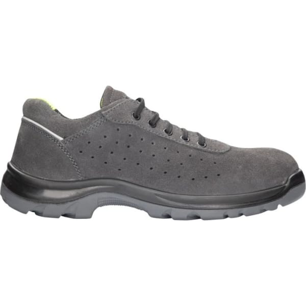 Pantofi de lucru perforați din piele întoarsă O1, fără bombeu, talpă SRC antiderapantă – Ardon Aero