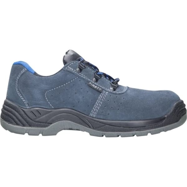 Pantofi de protecție S1P din piele întoarsă, cu bombeu oțel, lamelă antiperforație oțel și talpă antiderapantă – Ardon Firlow Trek Navy