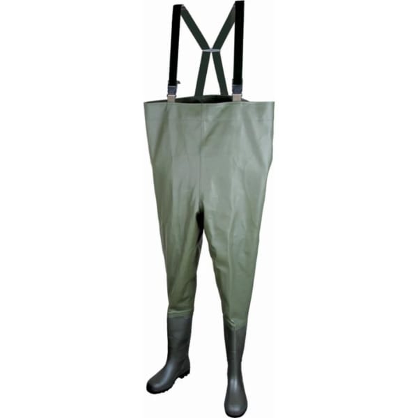 Cizme pescărești impermeabile până la piept din PVC cu bretele elastice – Ardon Chest Waders OB