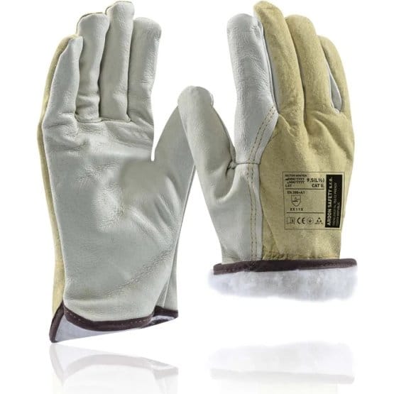 Mănuși de protecție de iarnă din piele porcină integrală – Ardon A2002