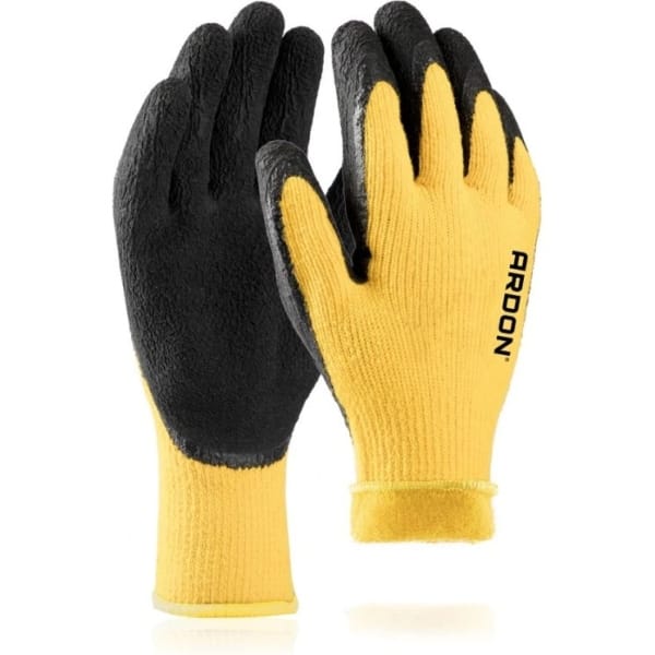 Mănuși de lucru de iarnă din acril, căptușite, cu strat exterior din latex – Ardon Petrax Winter