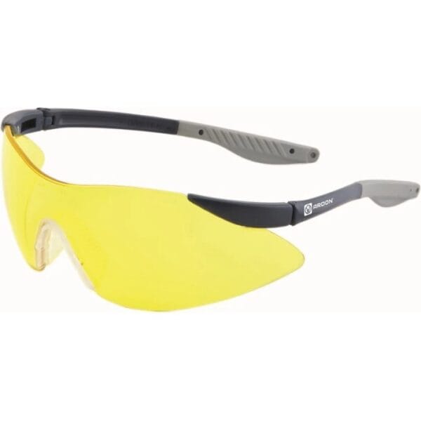 Ochelari de protecție galbeni, ușori, cu câmp vizual larg și design ergonomic – Ardon V7300