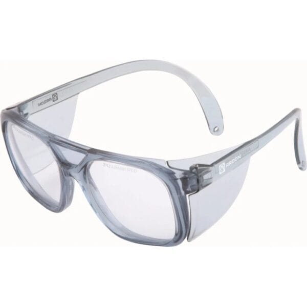 Ochelari de protecție transparenți, cu rame și apărători laterale integrate – Ardon V4000