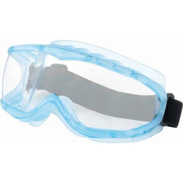 Ochelari de protecție închiși transparenți, cu ventilație indirectă și bandă elastică lată – Ardon G1000