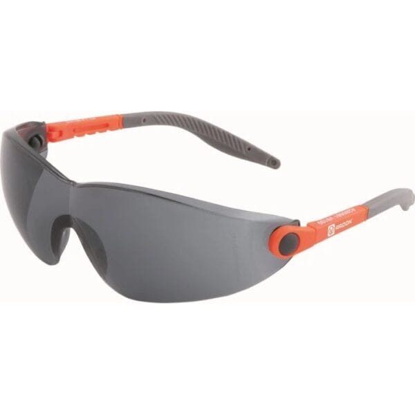 Ochelari de protecție fumurii, sportivi, cu brațe reglabile și protecție UV – Ardon V6100