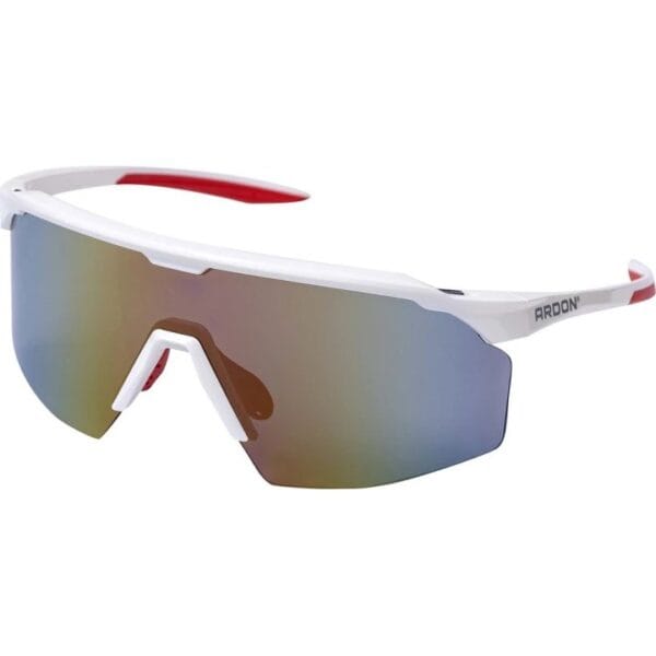Ochelari de protecție sport cu lentile fumurii și reflex roșu, anti-aburire – Ardon Radiant R